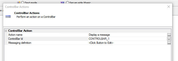 Controlbaractions